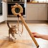 Tassel Ball Cat Toys Bow Interactive Cat Toy Pet Toy Cat Stick  Indoor Play