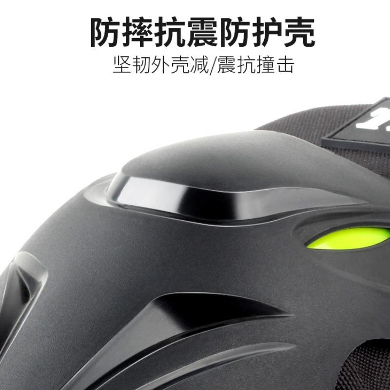 Motorcycle All-Season Windproof Protective Gear Set, Anti-Fall Knee Pads Knight Riding Leg Guards Unisex