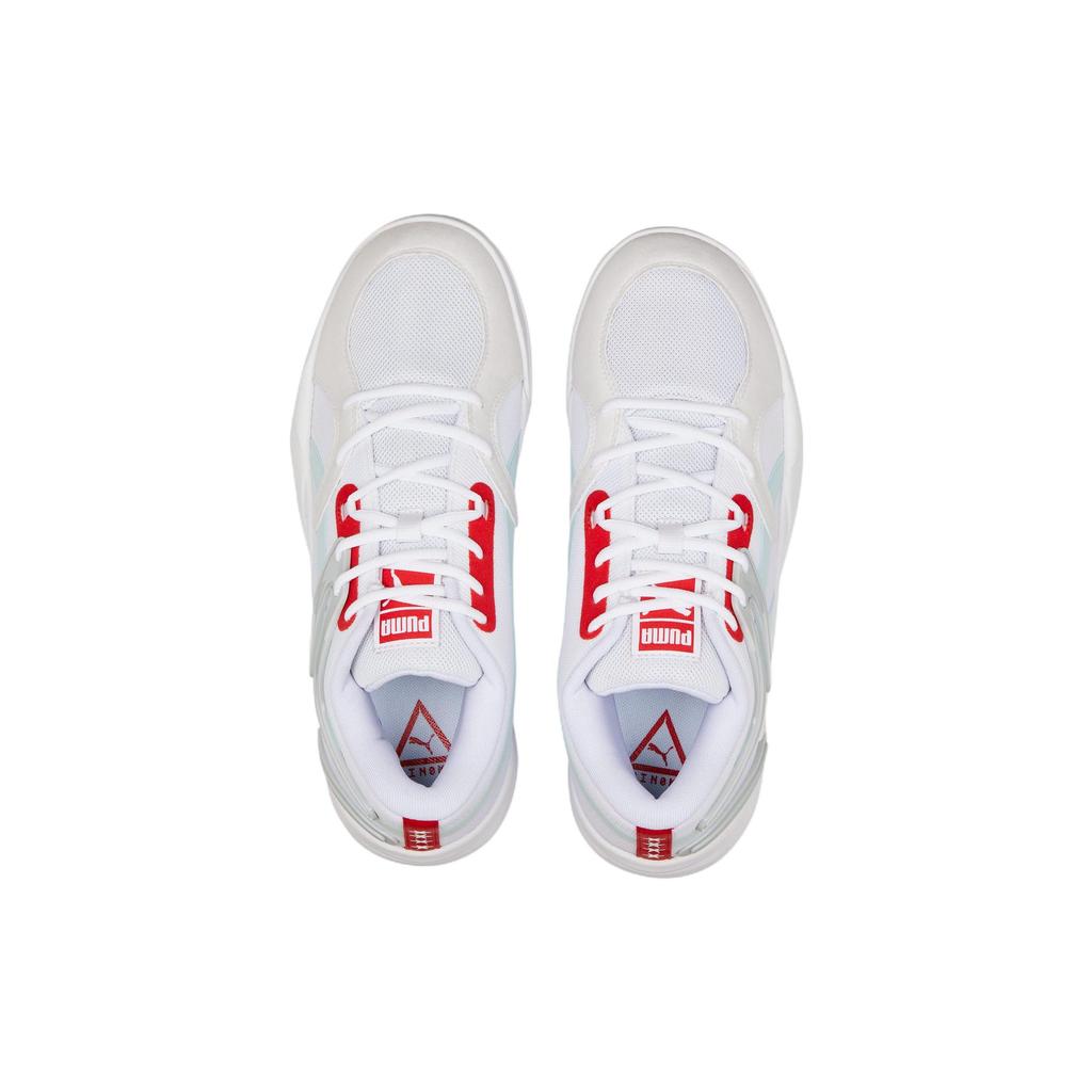 Puma TRC Blaze Court White Light Aqua Men Sneakers 376582-18