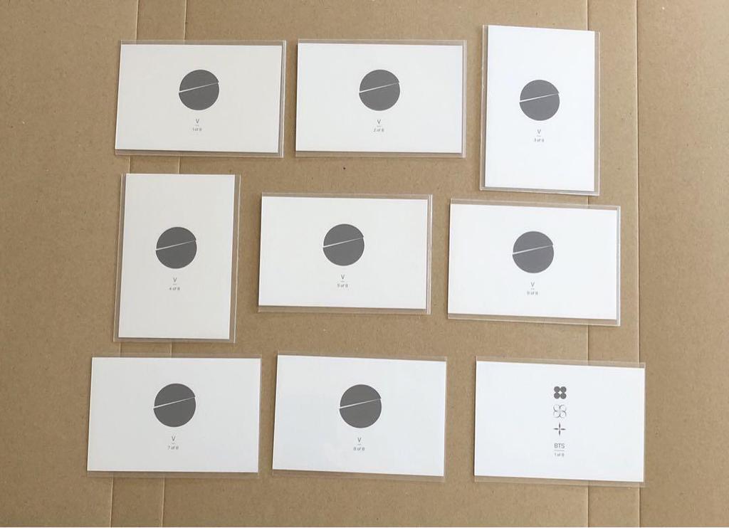 [USED] BTS WINGS Korean Mini Photo V Taehyung Comp