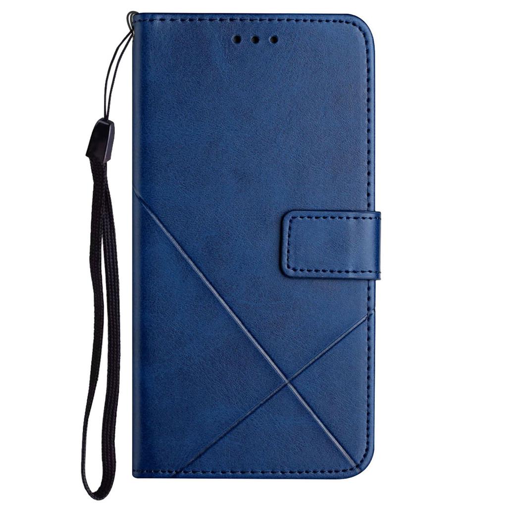 For Xiaomi Redmi 13 4G/13 5G Leather Case Line Pattern Wallet Phone Cover