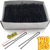 60/600 Stück Schwarz Gerade Linie Haarspange U-förmige Nadel Damen Haarnadeln Lockig Wellig Griffe Frauen Haarklammern Styling Haaraccessoires