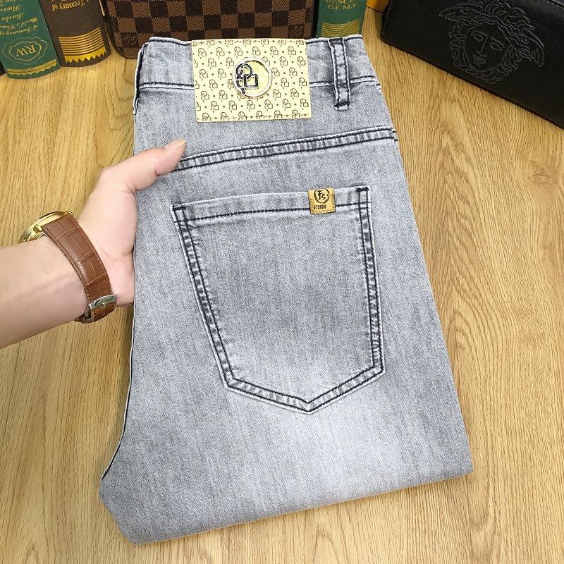 

Новый стиль джинсов для мужской весны и осени, экспортный повседневный, тринадцать линий, универсальный 30 серый