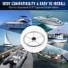 Boat Accessories 13inch 11inch Marine Boat Steering Wheel Yachts Ship Stainless Steel Mirror Polished 5 Spoke Steering Wheel