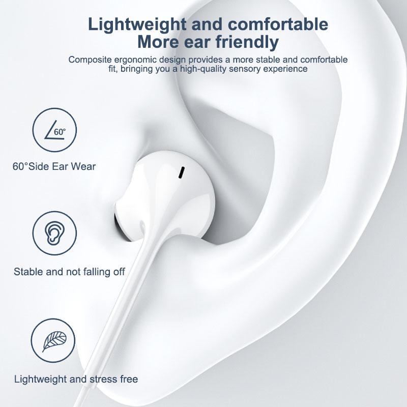 HiFi Typ C mit DAC Mikrofon Kopfhörer Für iPhone 15 16 pro max Samsung Galaxy S24 Kabelgebundene Kopfhörer