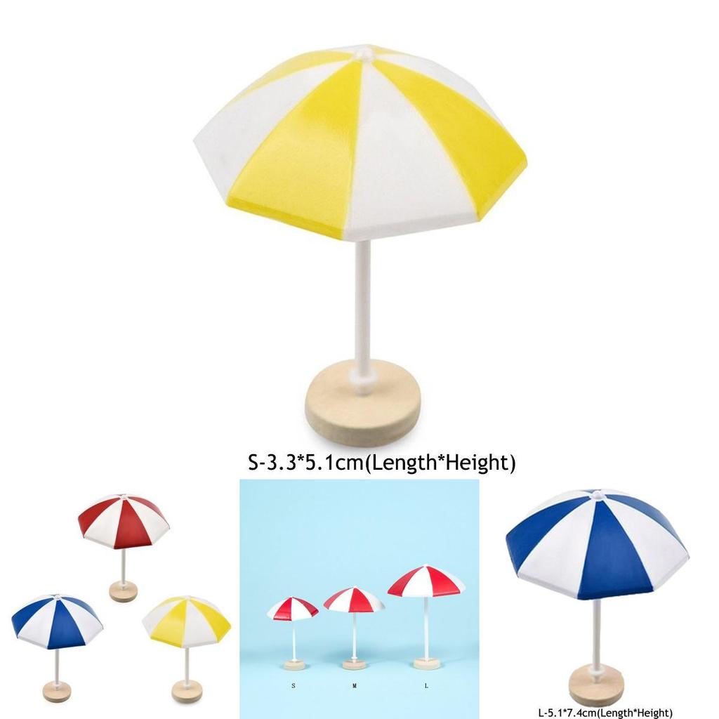 Entzückender Mini-Sonnenschirm Mikro-Landschaft Ornament für bezaubernde Puppenhaus-Dekoration