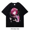 Giapponese Per Uomo Donna Grafico Manga Hip Hop Oversize Harajuku Top Moda Estate Cotone Magliette Divertenti Cool