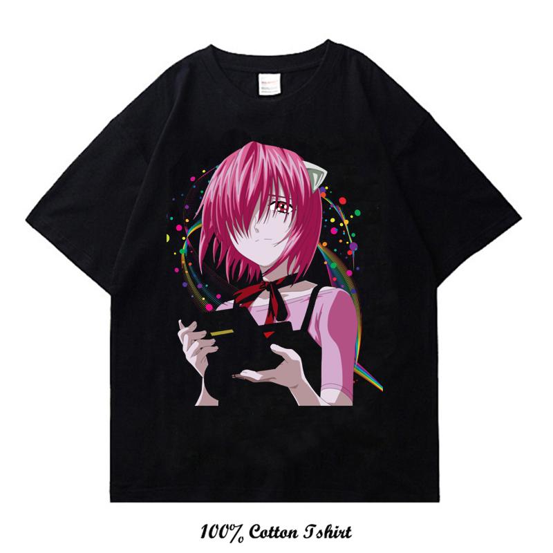 Giapponese Per Uomo Donna Grafico Manga Hip Hop Oversize Harajuku Top Moda Estate Cotone Magliette Divertenti Cool