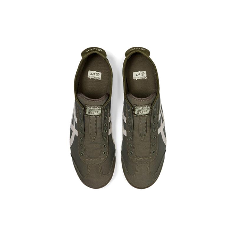 ONITSUKA TIGER Mexico 66 Slip-On Olive Green White Sneakers 1183B603-301