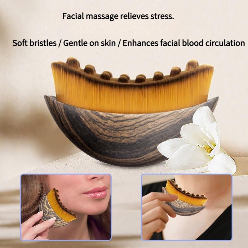 1PC Lymphatic Contour Face Brush Lymphatic Contour Face Brush Massage Brush Eye Neck Care