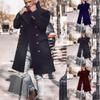 Autumn and Winter Woolen Men's Coat Medium and Long Double-breasted Dragon and Phoenix Jacket