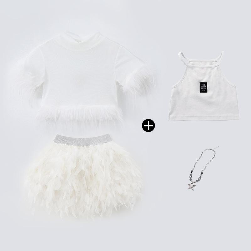 Jazz dance costume girls June 1 children's stage costume catwalk kpop girl group sequins sweet cool dance costume summer