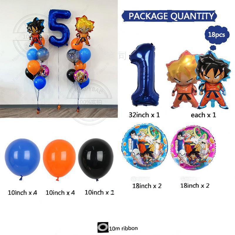 Animation Theme Character Aluminum Film Latex Lift-Off Balloon Set Boy Birthday Arrangement