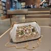 Charm Socialite Diamond Studded Dinner Bag 2025 Neue süße handgehaltene Umhängetasche mit Kette