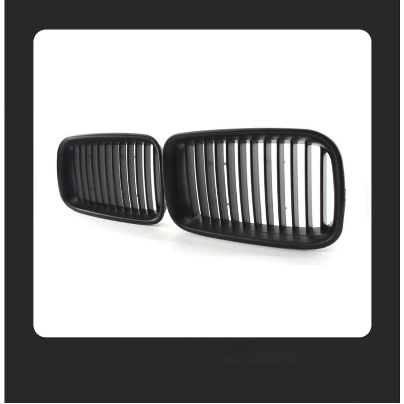 1 Pair Front Hood Bumper Kidney Grilles Grill Chrome for BMW 3-Series E36 Sedan Coupe Touring 1990-1996 51138122237 51138122238