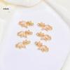 Chinese Style Enamel Goldfish Pendant Connector for DIY Jewelry
