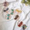 62KD Natural Crystal Stone Butterfly Hanging Pendants Sun Catchers for Home Garden