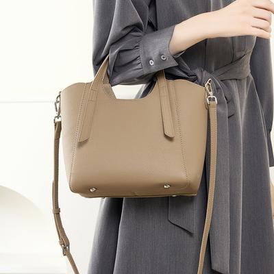 Cowhide Women's Bag Commuter Texture Handbag New Trend Shoulder Messenger Bag