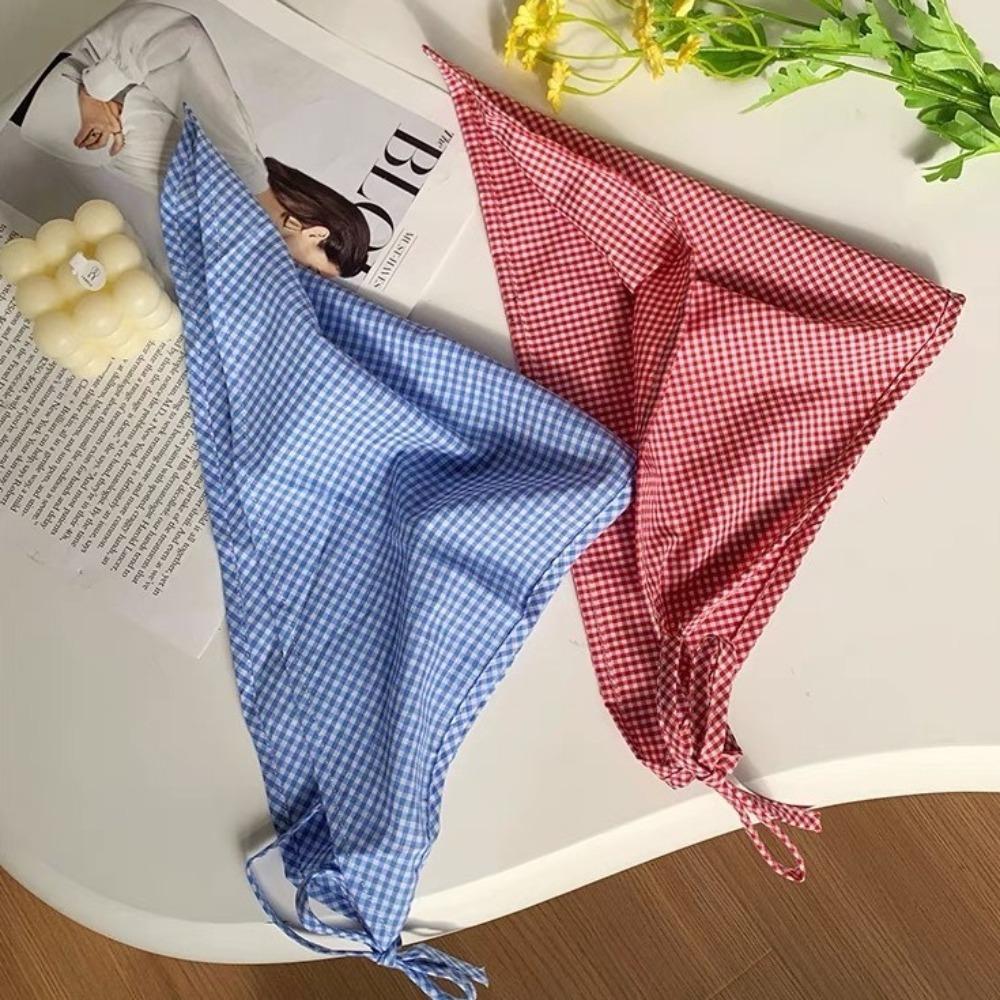 Polyester Cotton Triangle Headscarf Headband Hair Scarf Fashion Decoration Ties Girl