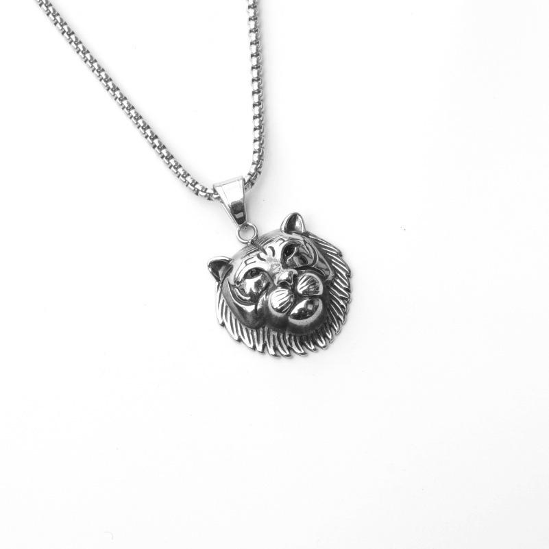 Necklace Domineering Tiger Hip Hop Men Hiphop Animal Pendant