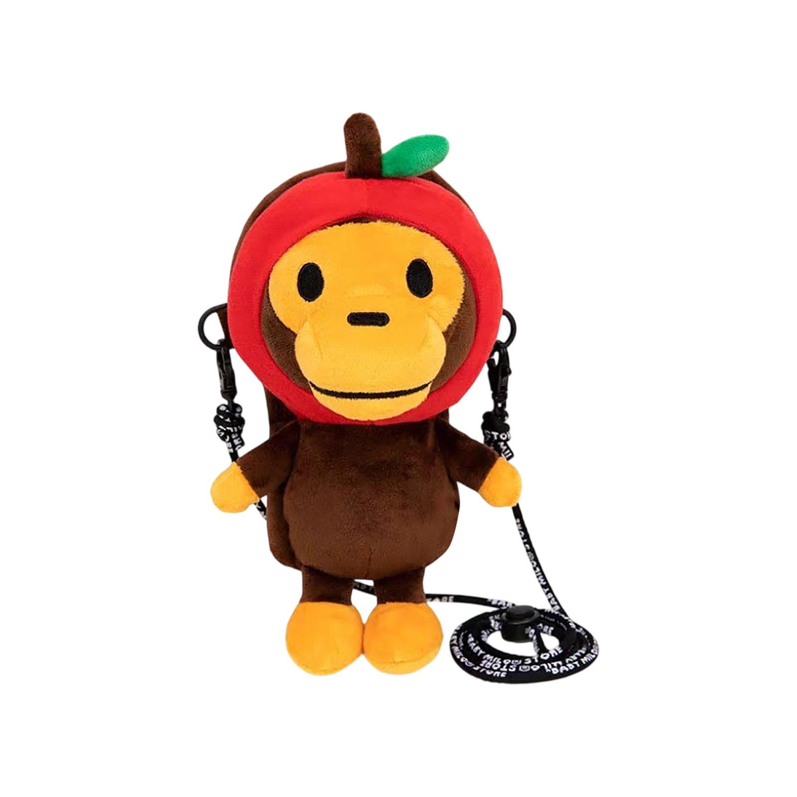 

Сумка для телефона в виде куклы обезьяны, сумка через плечо, кошелек для монет One Size