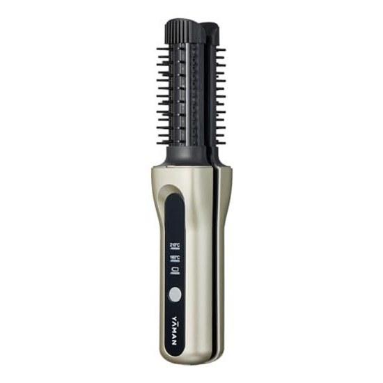 Yaman Straight Brush Hair Volumizer Pro Iron YJHB7NAM Gold Sticker