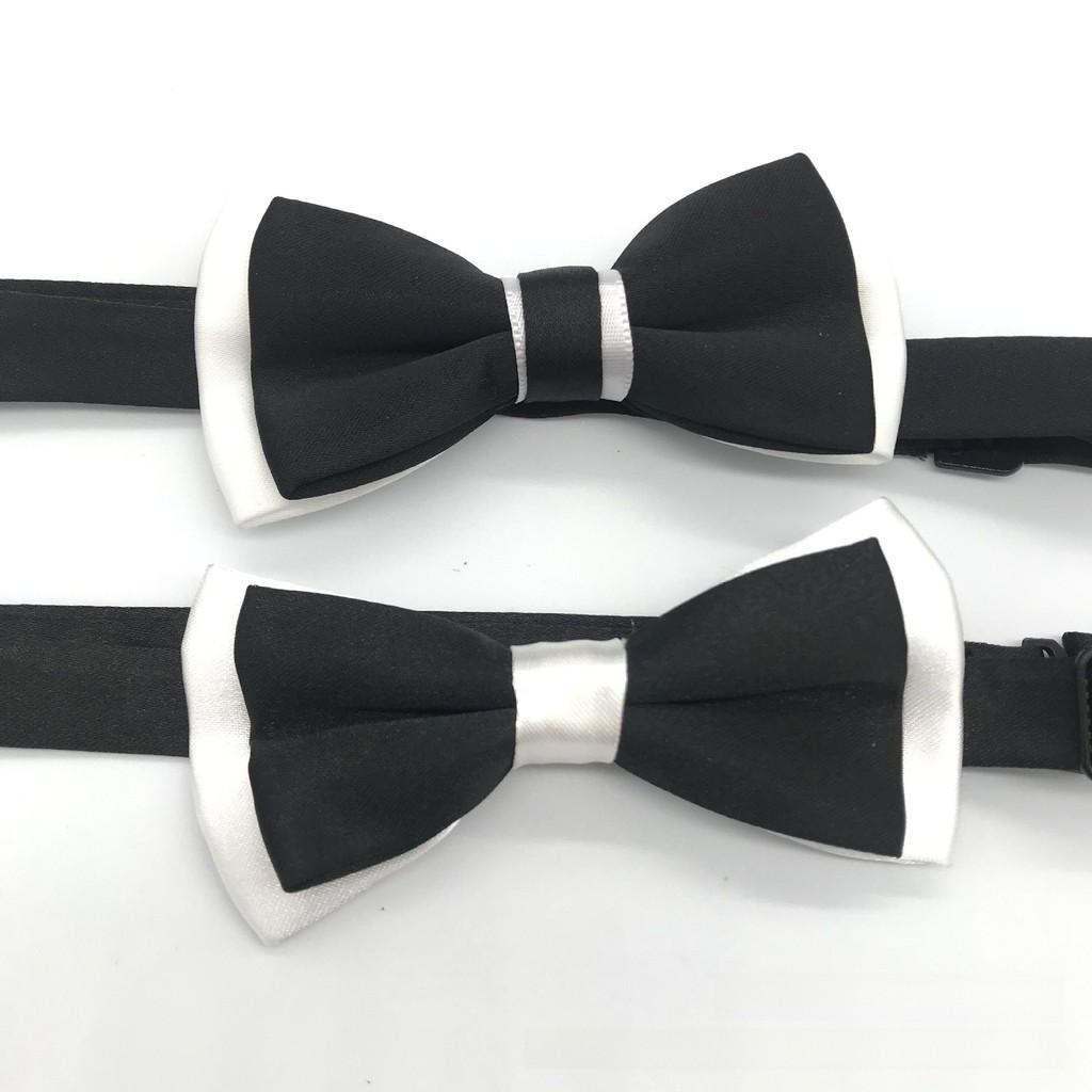 Childrens Double Layer Bicolor Bow Tie With Classic Style For Kids Formal Events