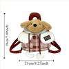 Large Capacity Cartoon Dog Backpack Adjustable Straps Animal Shoulder Bag  Gift