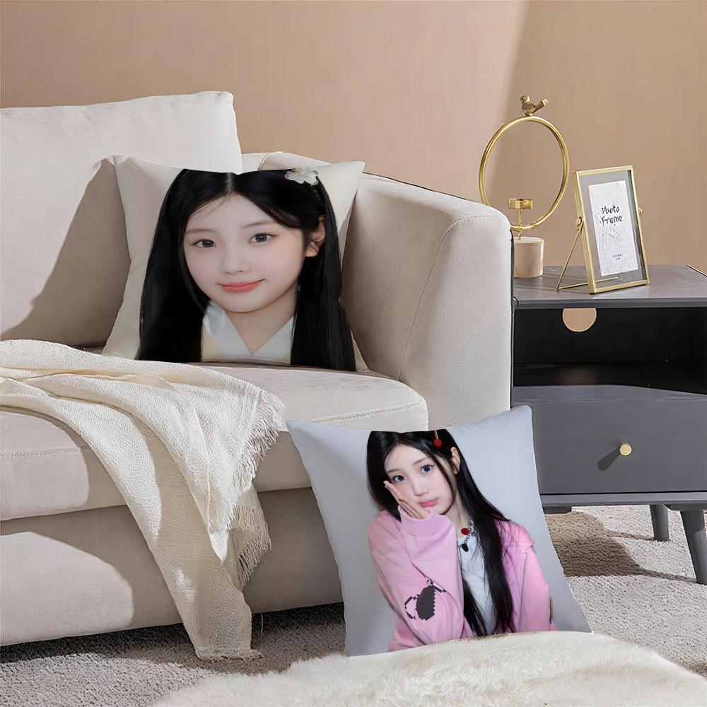 Fashion Star Fans Gift LLee Wonhee Cushion Cover Linen Pillowcase Cover Soft Decor for Sofa Home Room