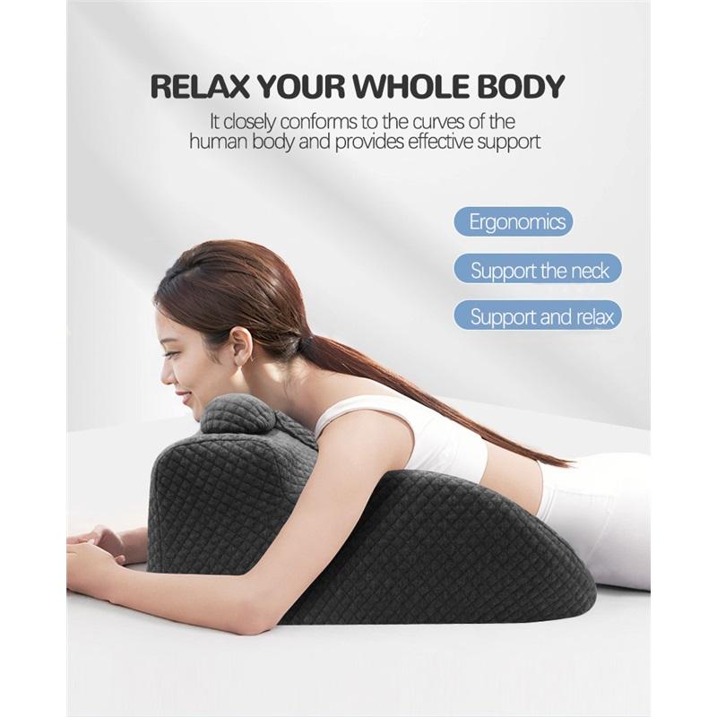 New Memory Foam Lumbar Support Pillow Multi-Function Orthopedic Cushion for Sofas,Bed,Couple Support Sleeping and Intimacy