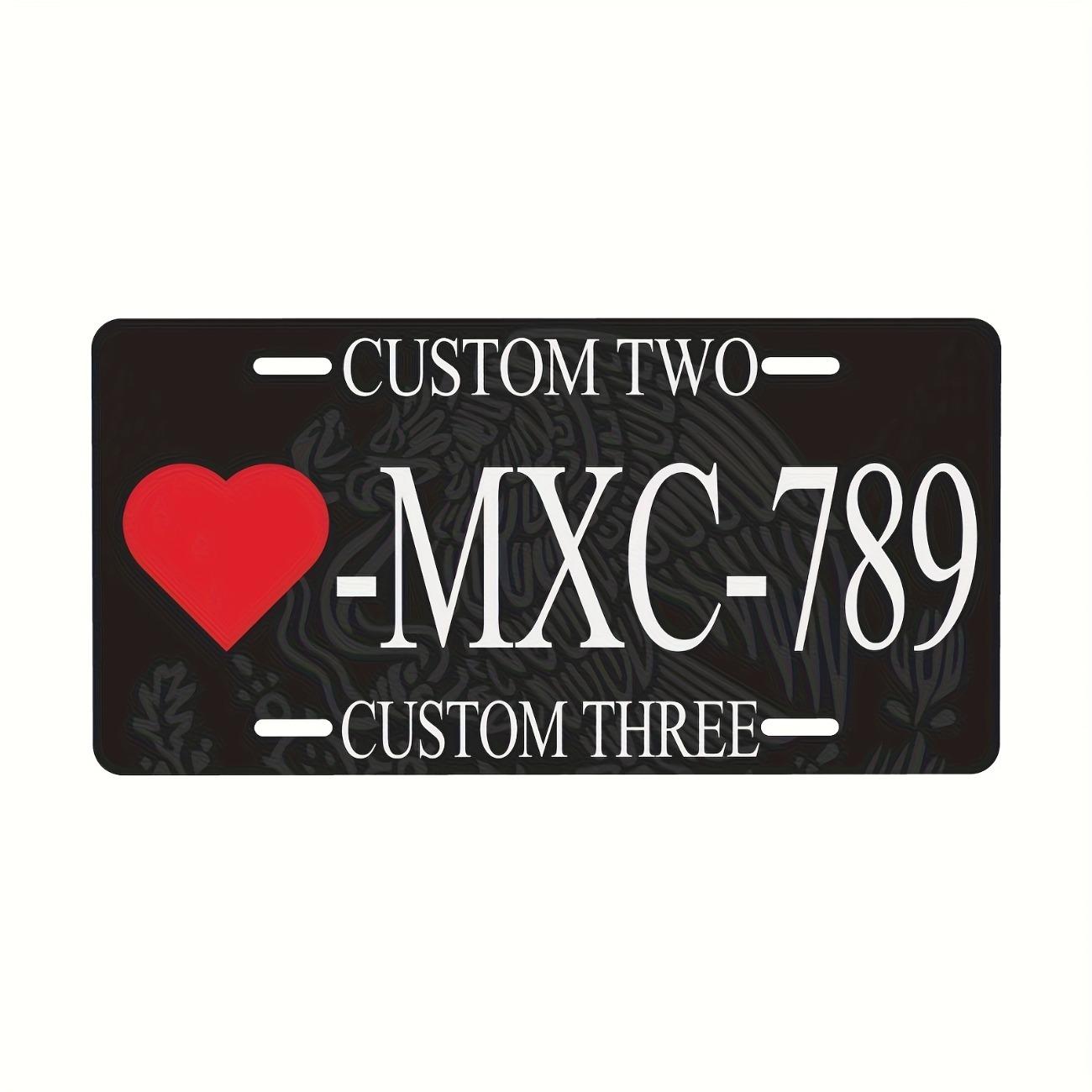 

Customized Metal Sign Mexican Style Wall Art Home Garage Decor чорний