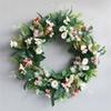 Artificial Flower Wreath Spring Wreath Decoration for Front Door Farmhouses Garden for Wedding Party Home Decoration