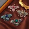 Crystal Bee Badges Pins for Women Men Fashion Unisex Clothing Insect Series Classic Brooches Corsage Lapel Pin