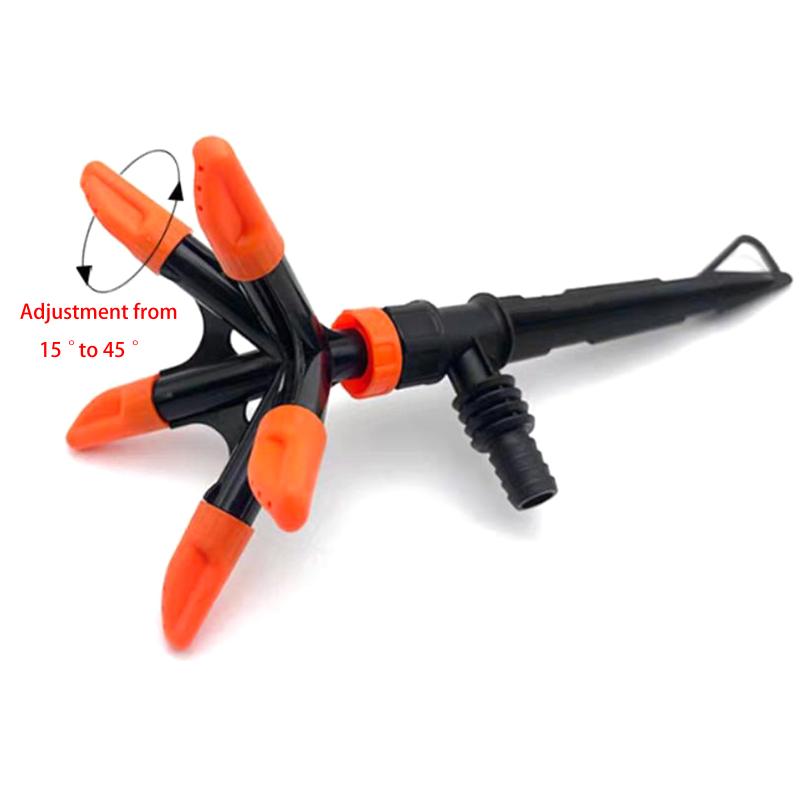Garden Rotary Water Sprinkler Agriculture Watering 360 Degrees Automatic Sprinkler Irrigation Lawn Sprinkler