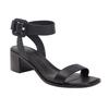 Womens/Ladies Charlize Leather Block Heel Sandals