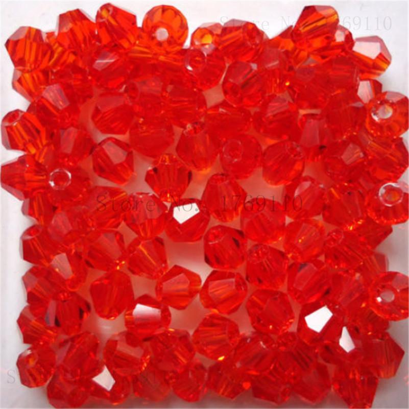 Isywaka Sale U Pick Color 3mm 4mm 6mm 8mm Bicone Austria Crystal Bead Charm Glass Bead Loose Spacer Bead for DIY Jewelry Making