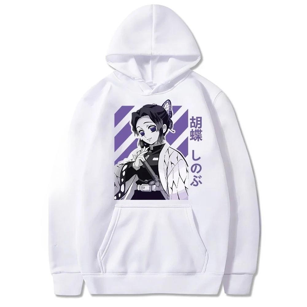 Demon Slayer Japanese Anime Women's Hoodie Long Sleeve Ninja Sweater 2025 Autumn and Winter Pullover Women's Clothing Graphic