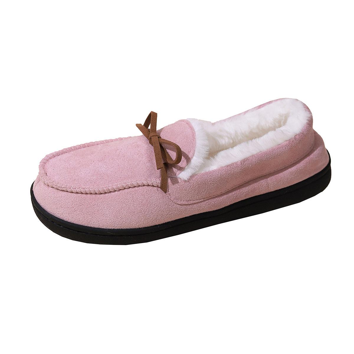 

Fashion Women s Indoor Outdoor Moccasins House Slippers Memory Foam Ladies Shoes 35-36 розовый