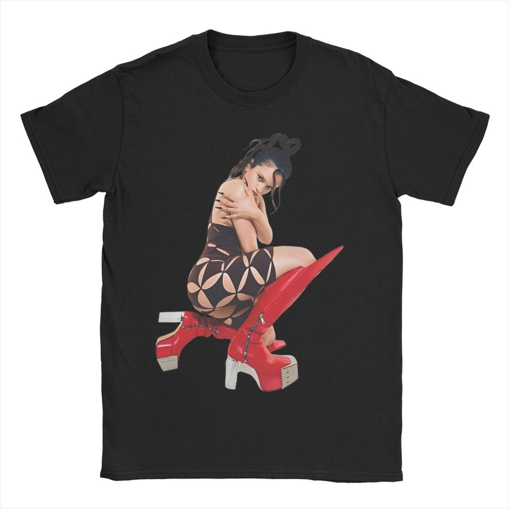 Singer ROSALIA Motomami TShirt for Unisex WoUnisex Funny Pure Cotton Tees Crew Neck Short Sleeve T Shirt Plus Size Clothes