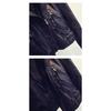 Fashion Women's Spring and Autumn Short Slim Motorcycle PU Leather Jacket