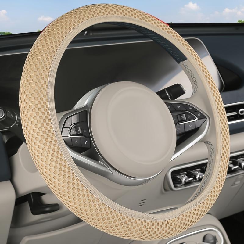 Automobile Universal Steering Wheel Cover 3D Massage Net Non-slip No Inner Ring Elastic Handle Cover