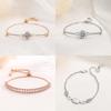 New 925 Sterling Silver Bracelet AAA Zircon High Quality Romance Bracelet Chain For Women Engagement Party Wedding Jewelry Gift