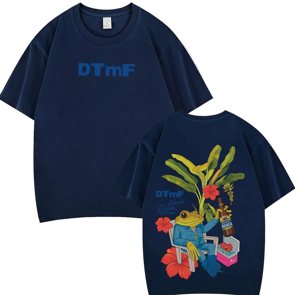 Rapper Bad Bunny Debi Tirar Mas Fotos DTMF World Tour T Shirts Mens Women Vintage Tshirt Hip Hop High Quality Loose Tshirts