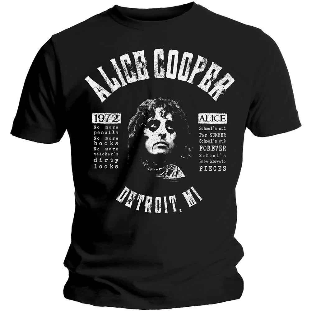 Alice Cooper  School s Out  Black T shirt - NEW S