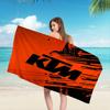 K-KTM Logo Asciugamano da Spiaggia Anime Asciugamano Morbido Assorbente per il Viso Regali per Bambini Viaggio Campeggio Palestra