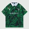2026 summer new men's short-sleeved polo shirt with 3D angel print suitable for street casual fashion polo shirt
