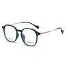 8191 Anti-Blue Glasses Women'S Polygonal Irregular Frame Can Be Equipped With Degree Myopia Glasses