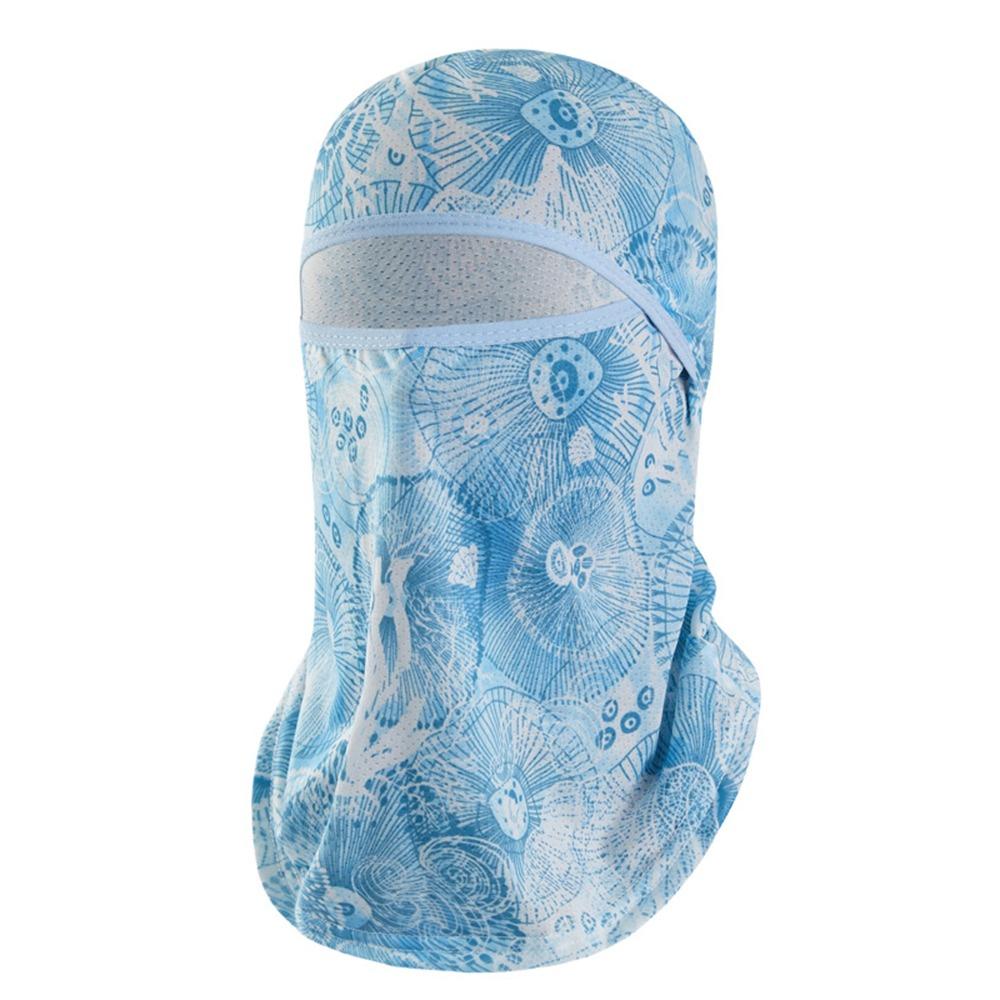 Ice Silk Cool Balaclava Quick Dry Face Cover Headwear Fashion Full Face Cap  Motorcycle Riding