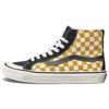 Sk8 High Top Skate Shoes Checkerboard Yellow White Unisex Skate Shoes VN0A3MV1314