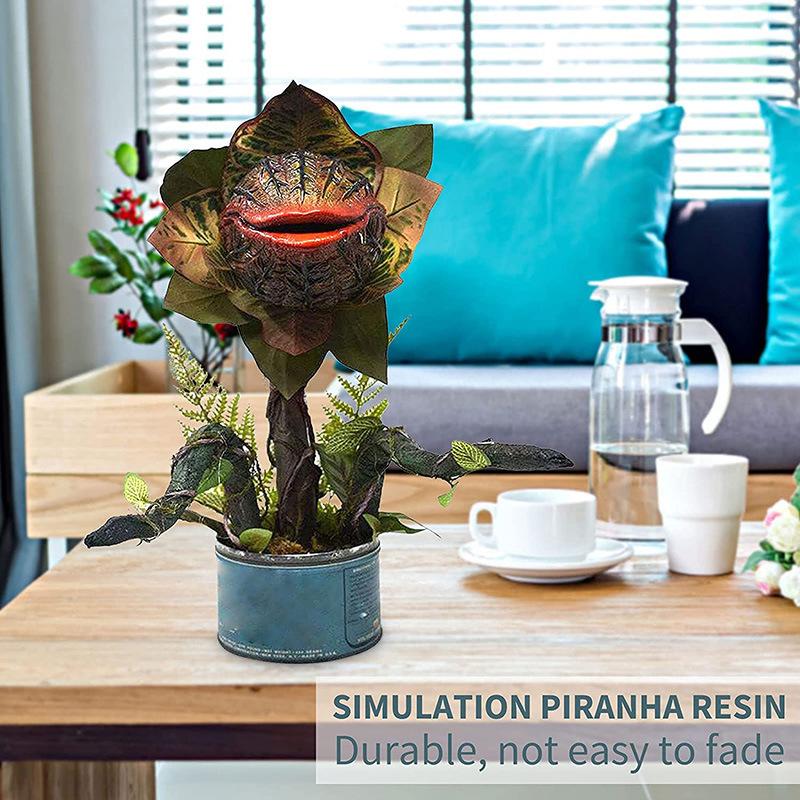 Outdoor Courtyard Cannibal Ornament Flower Pot Decoration Handicraft Disassembly Cannibal Flower Resin Ornament